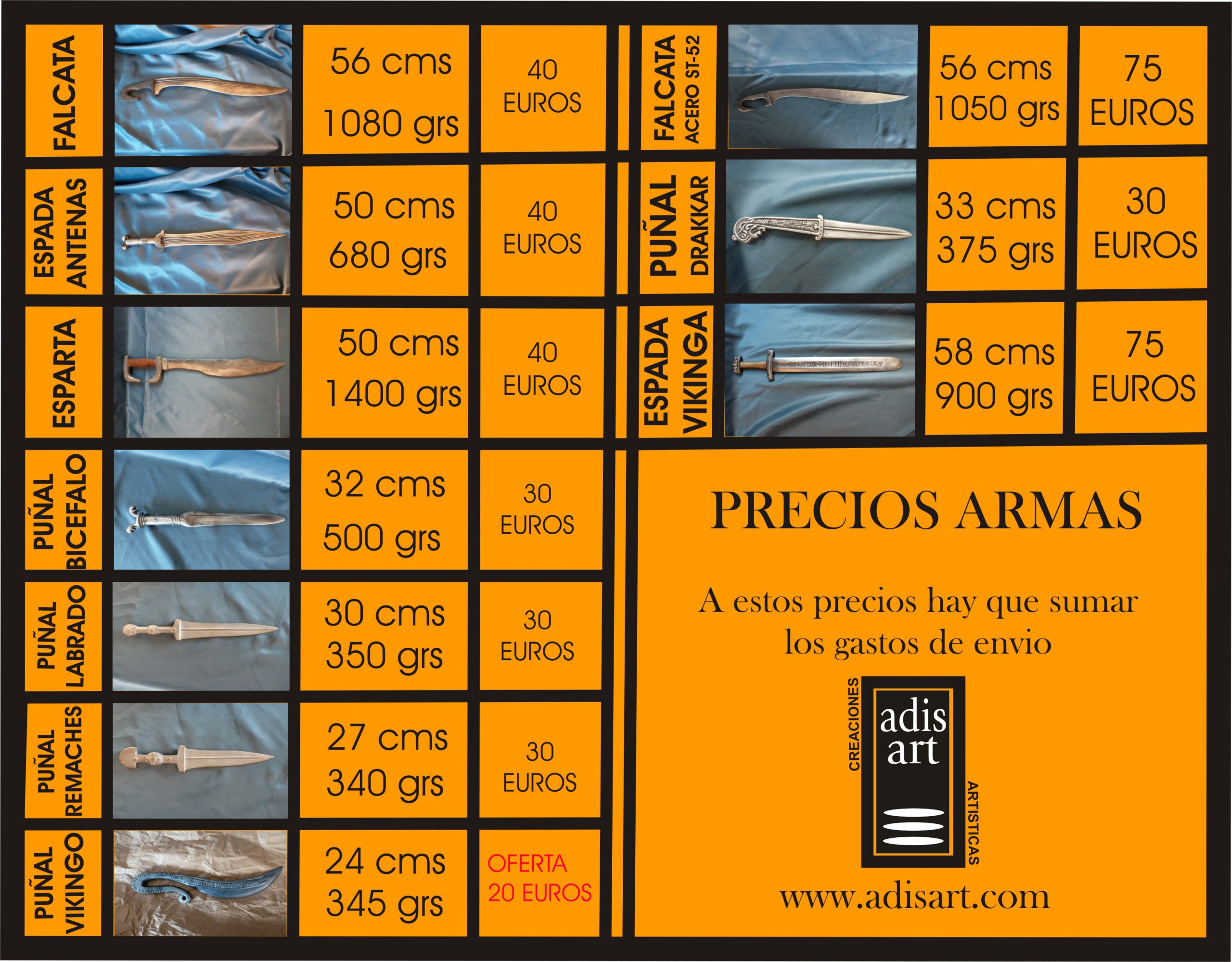 Precios Armas