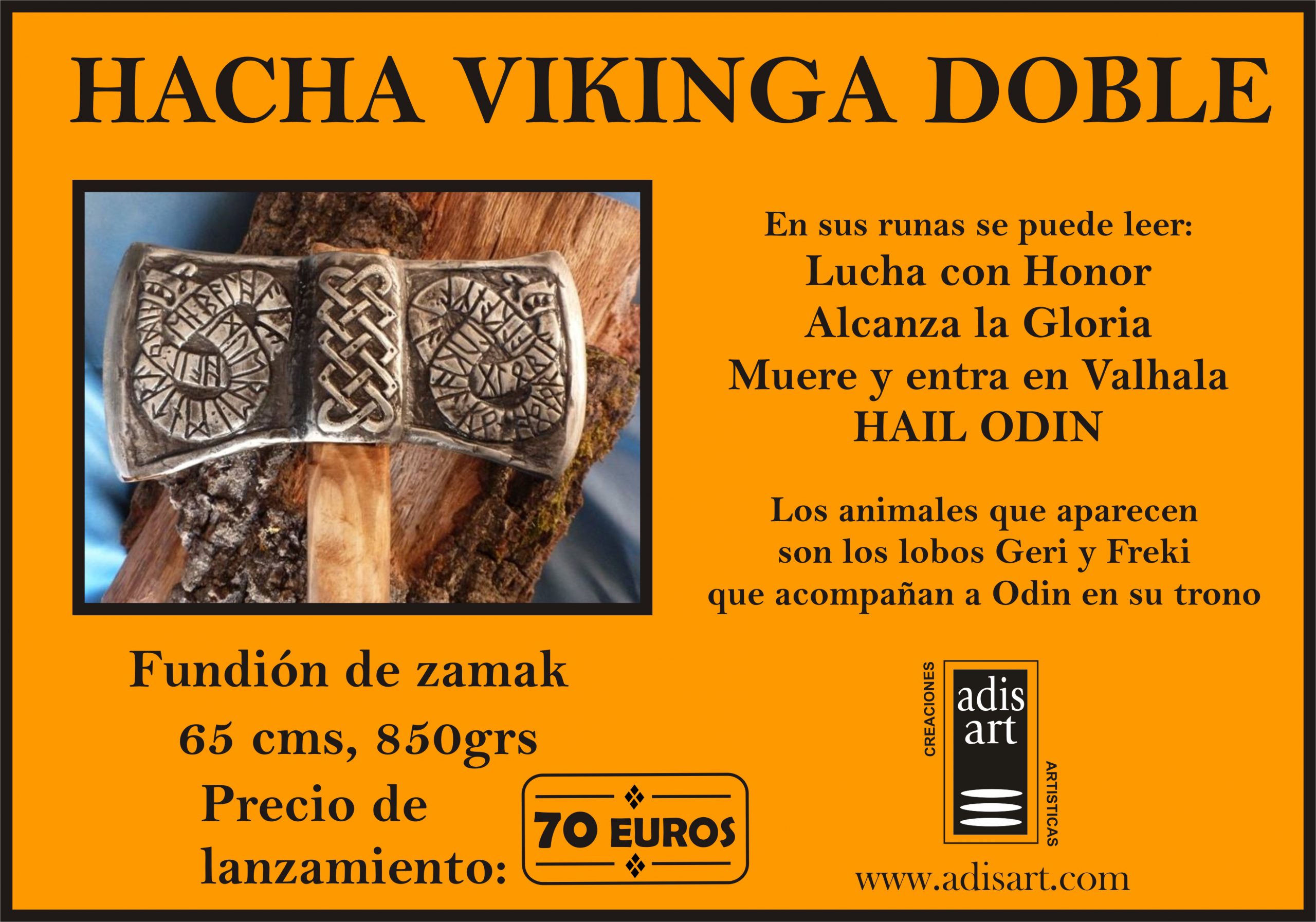 Hacha Vikinga Doble