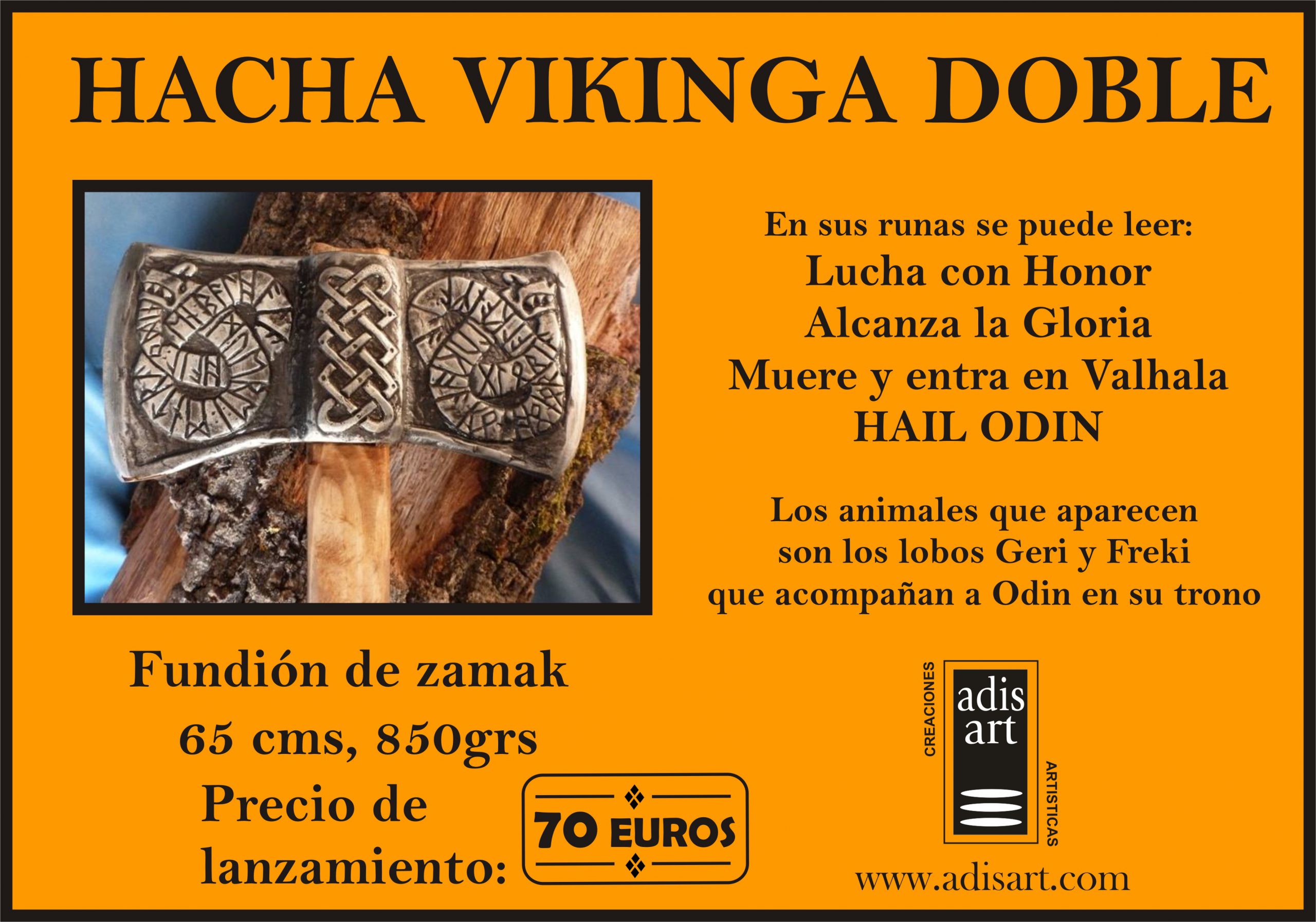 Hacha Vikinga Doble